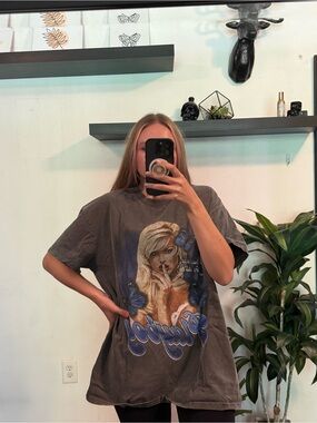 PLAYBOY Black Washed Logo Tee